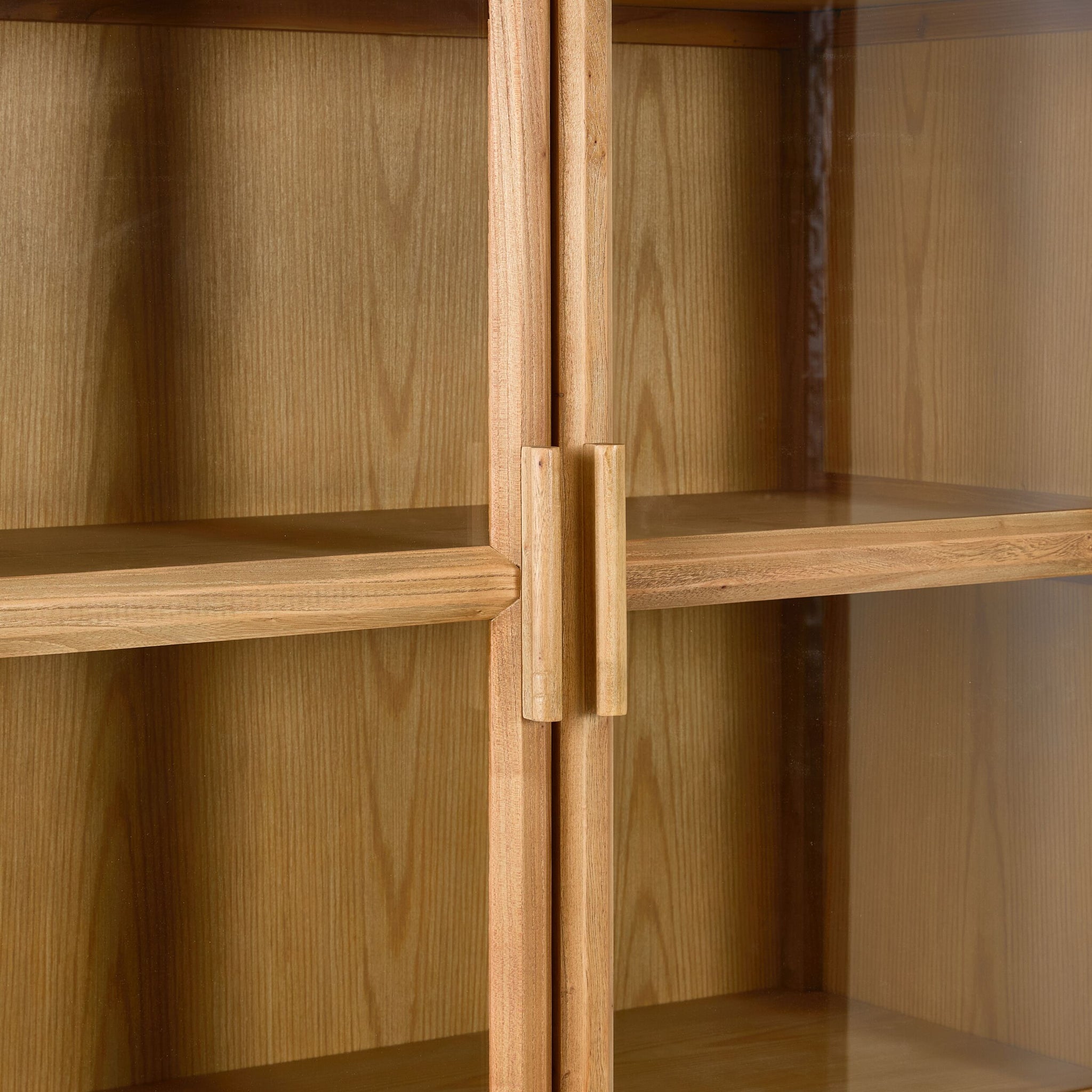 Marlie Elm Display Cabinet