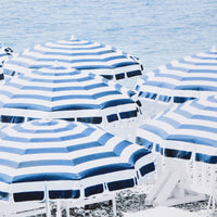 Beach Umbrellas Canvas Print 80x120cm