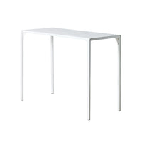 Kace Outdoor Bar Table White 140cm