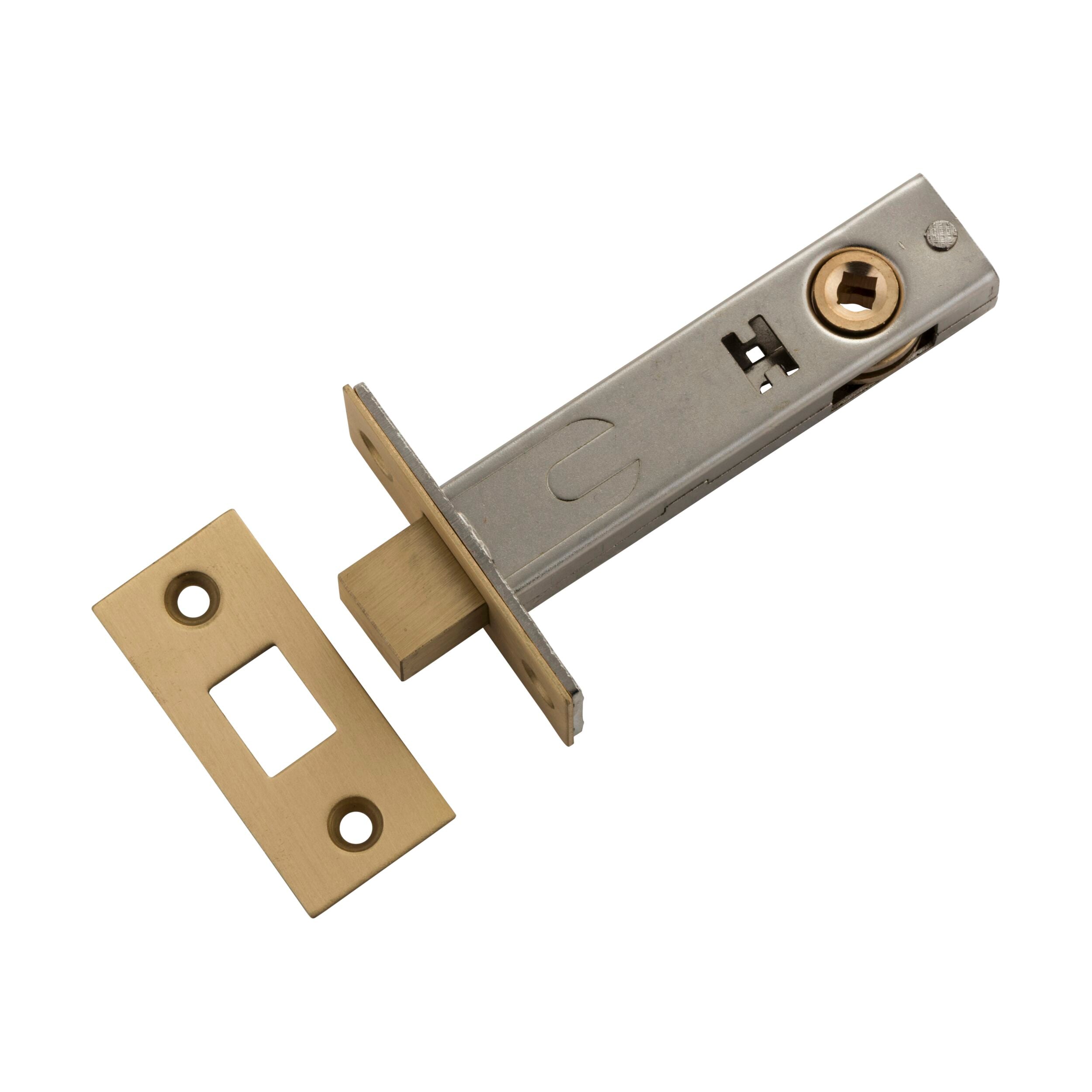 6241 Privacy Bolt Satin Brass Backset 70mm