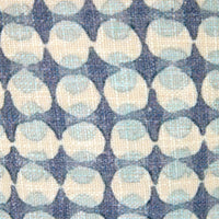 Drum Shade Blue 45x30cm