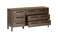 Oslo Low 6 Drawer Chest Boco Oak