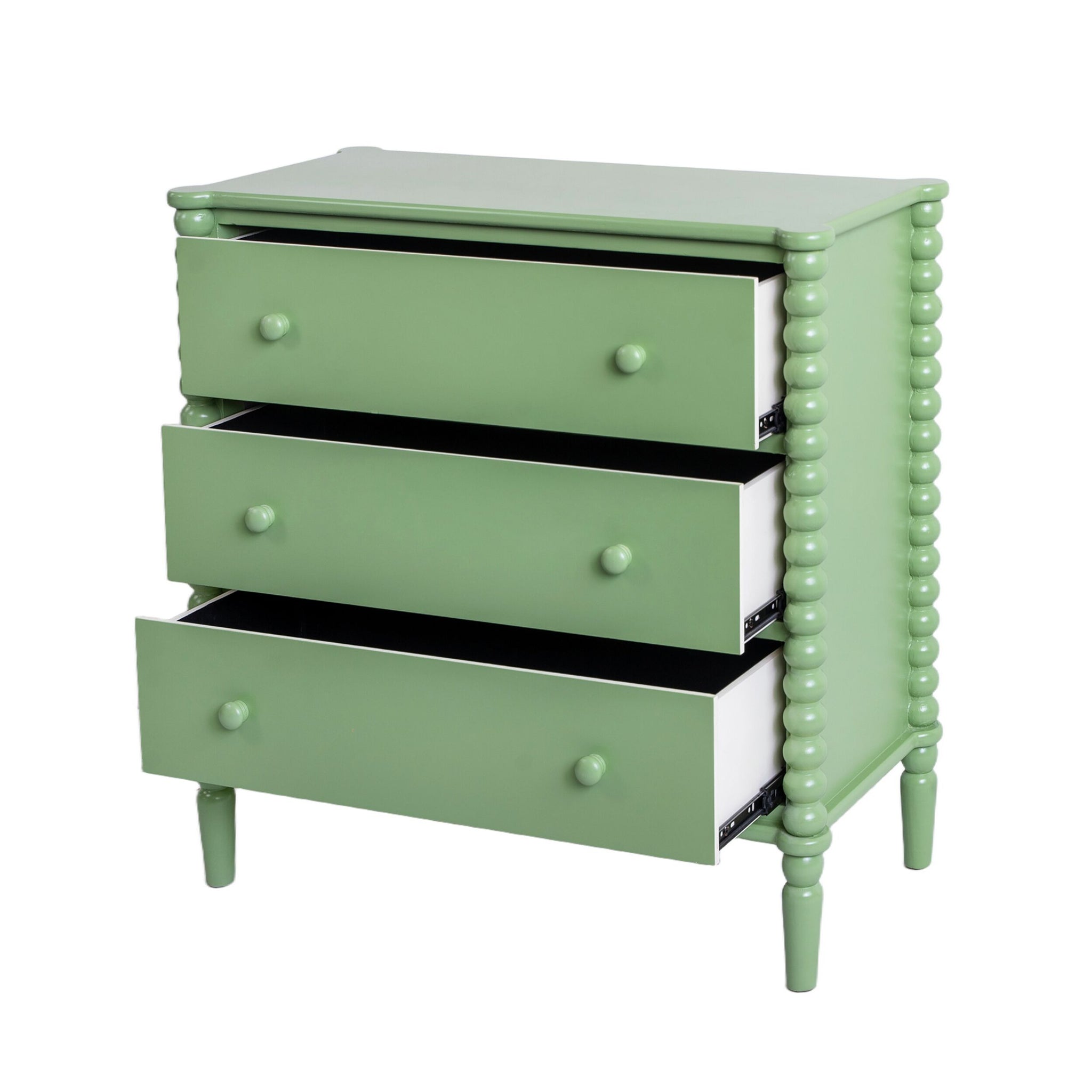 Maisie 3 Drawer Chest Green