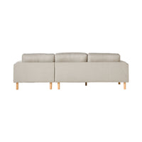 Finch 3 Seater RHS Chaise Amalfi Silver