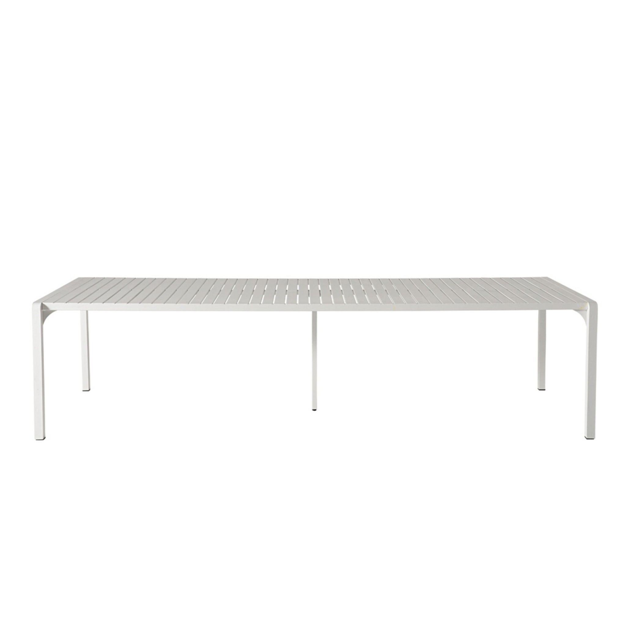 Kace Dining Table 300cm White with 2 Kace Dining Bench 284cm White Package