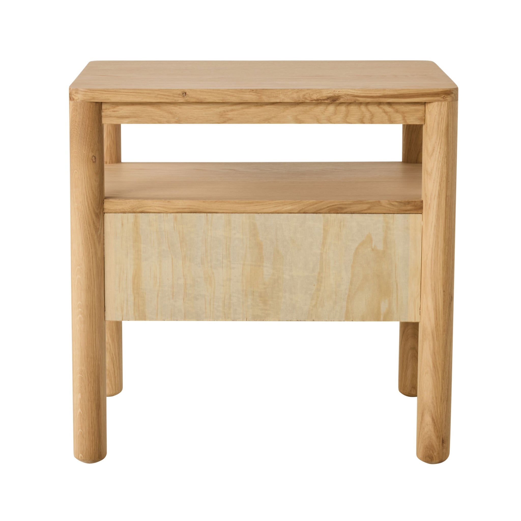 Spintara 1 Drawer Bedside Table Light Oak