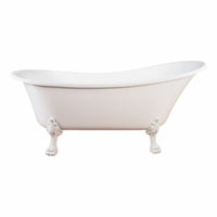 Alto White Bath 1520mm with White Feet Package