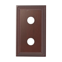 5412 Switch Socket Block Classic Double Cedar H90xL155mm