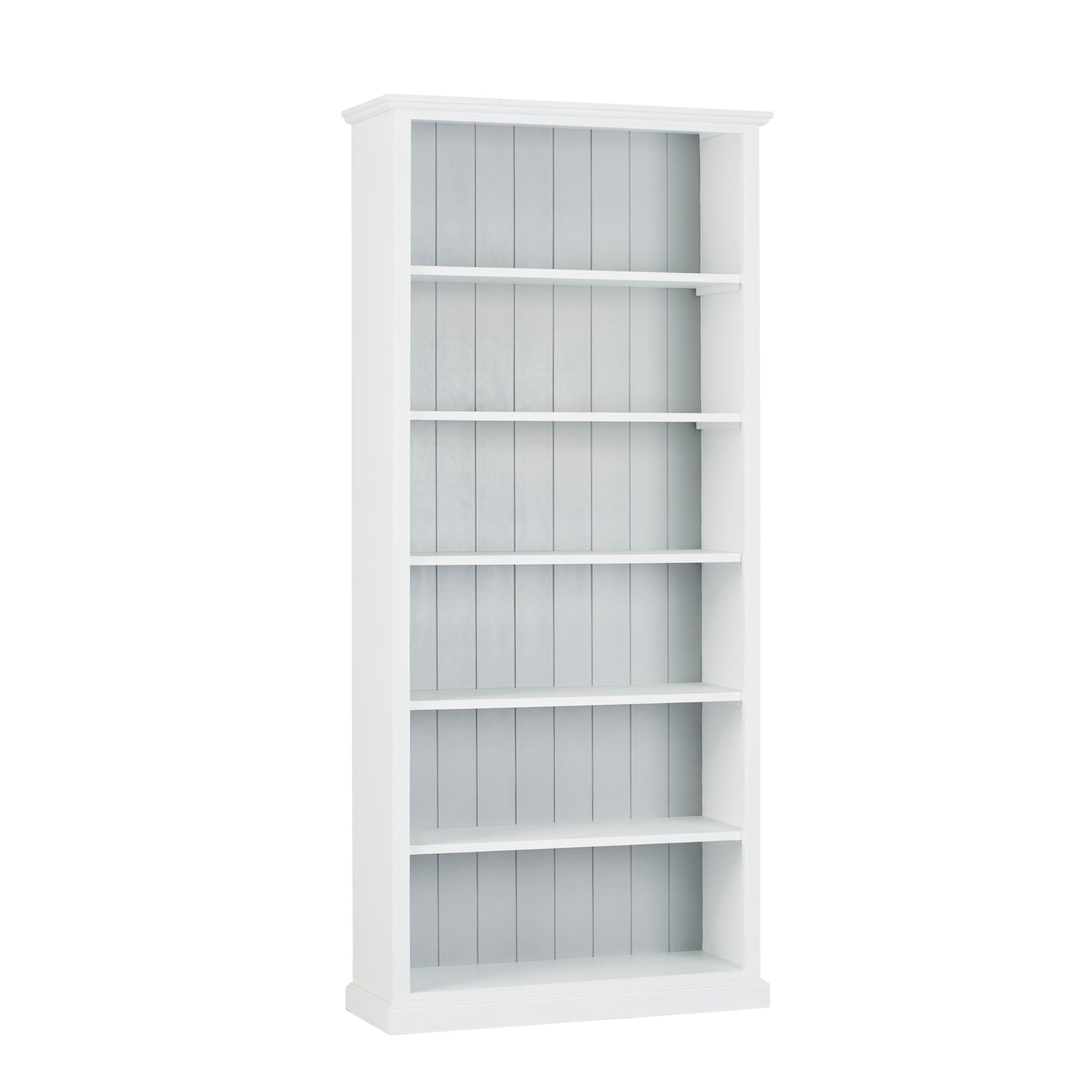 Tall white clearance bookshelf