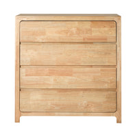 Curve 4 Drawer Tall Boy