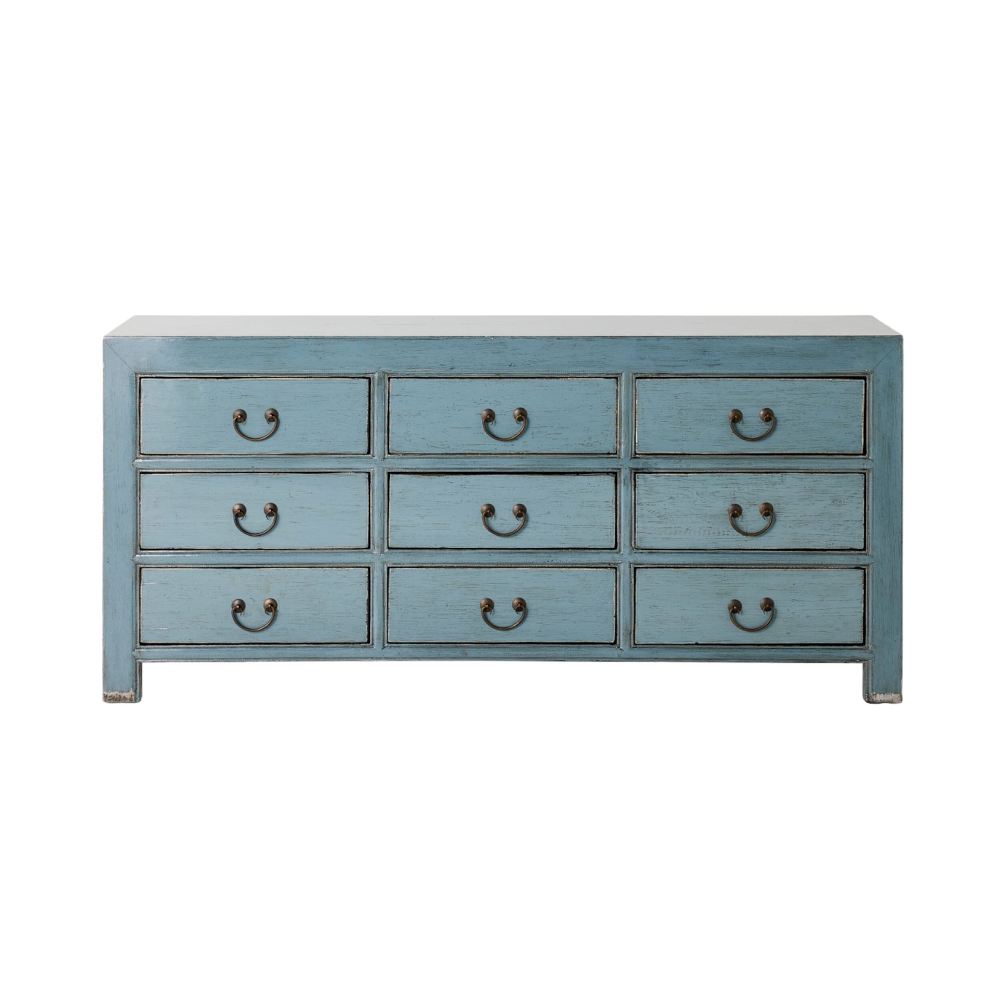 Sansha 9 Drawer Chest Dove Grey