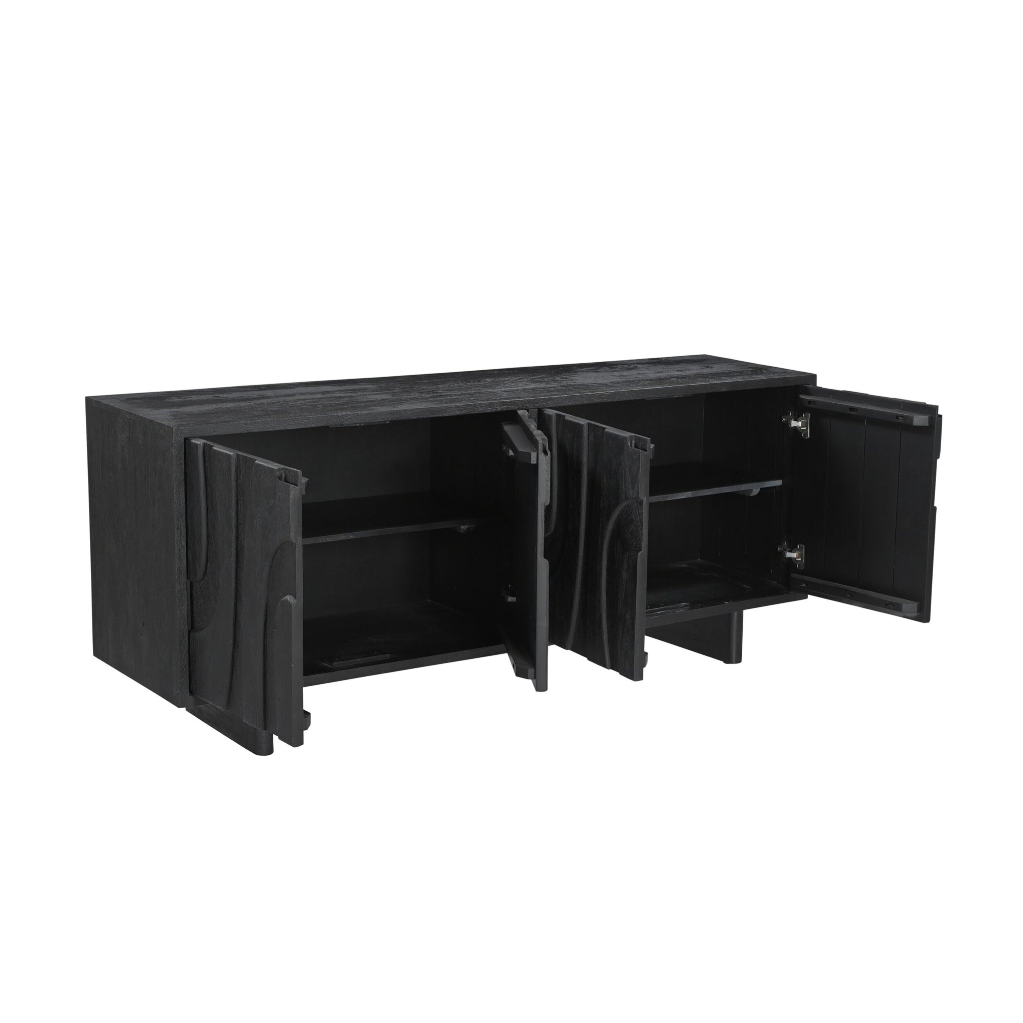 Sami 4 Door Sideboard Black