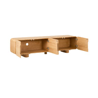 Dempsey Entertainment Unit Light Oak