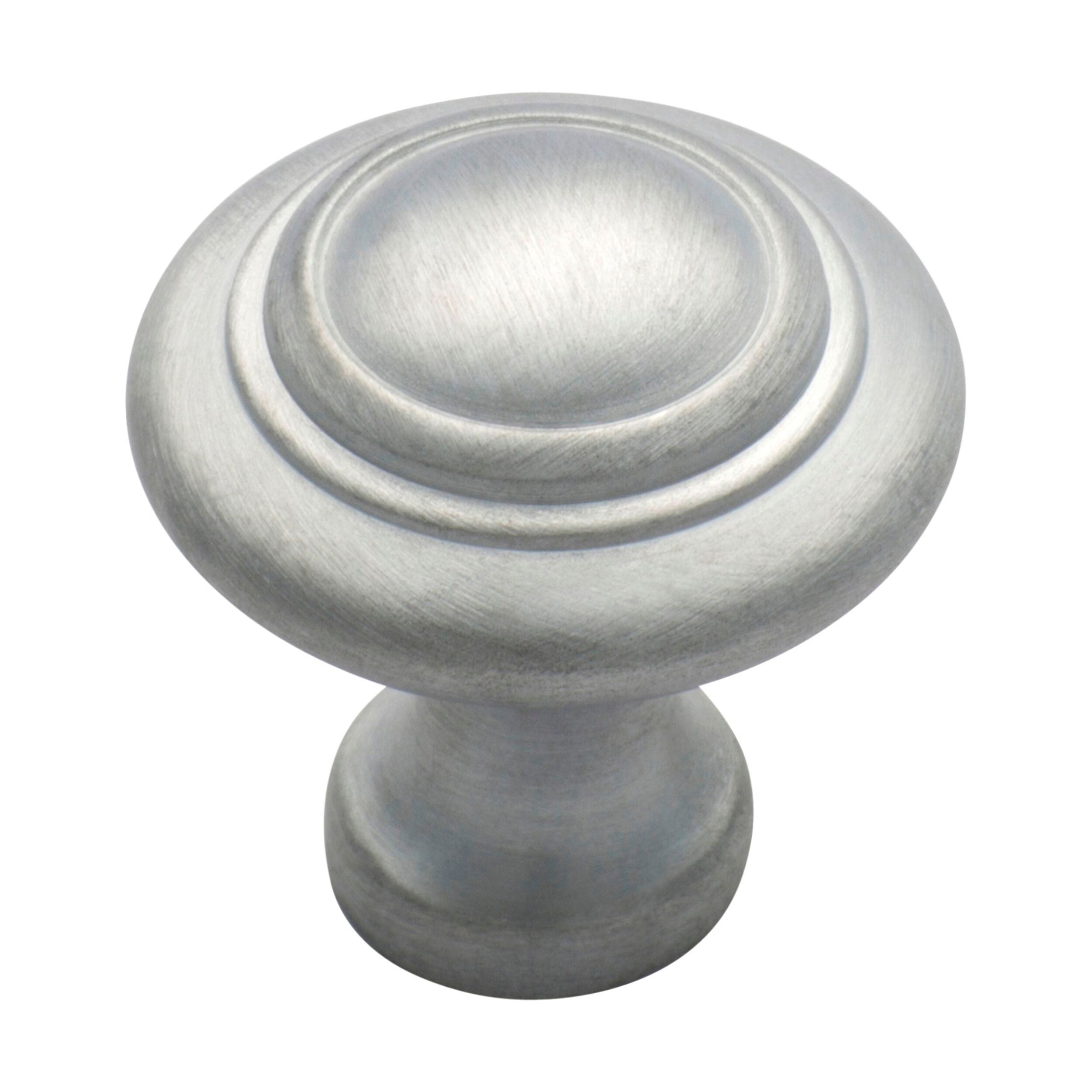 3056 Cupboard Knob Domed Satin Chrome D25xP24mm