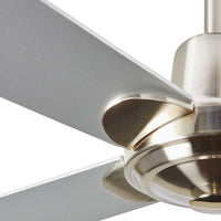 Mackay Indoor AC Ceiling Fan - Brushed Nickel & Silver 122cm