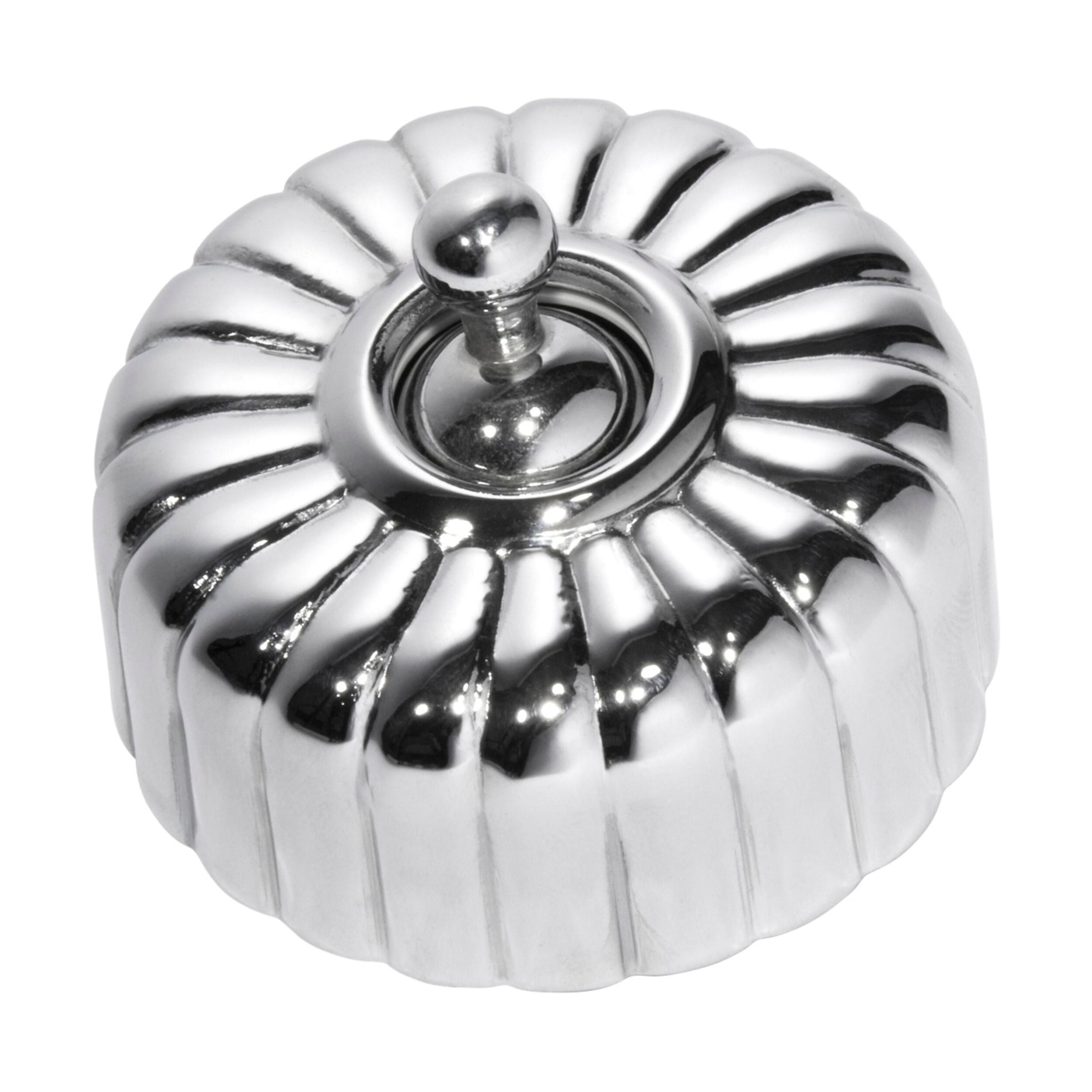 5781 Switch Fluted Chrome Plated D55xP40mm