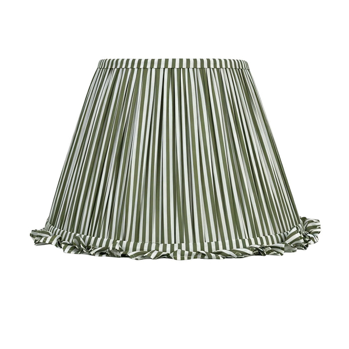 Colette Pleated Tapered Shade Green25cm