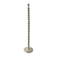 Carousel Metal Floor Lamp Base Ivory 126cm