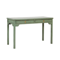 Sansha 2 Drawer Desk Sage Green