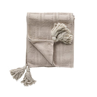 Tahlia Textured Throw Grey 130x170 cm