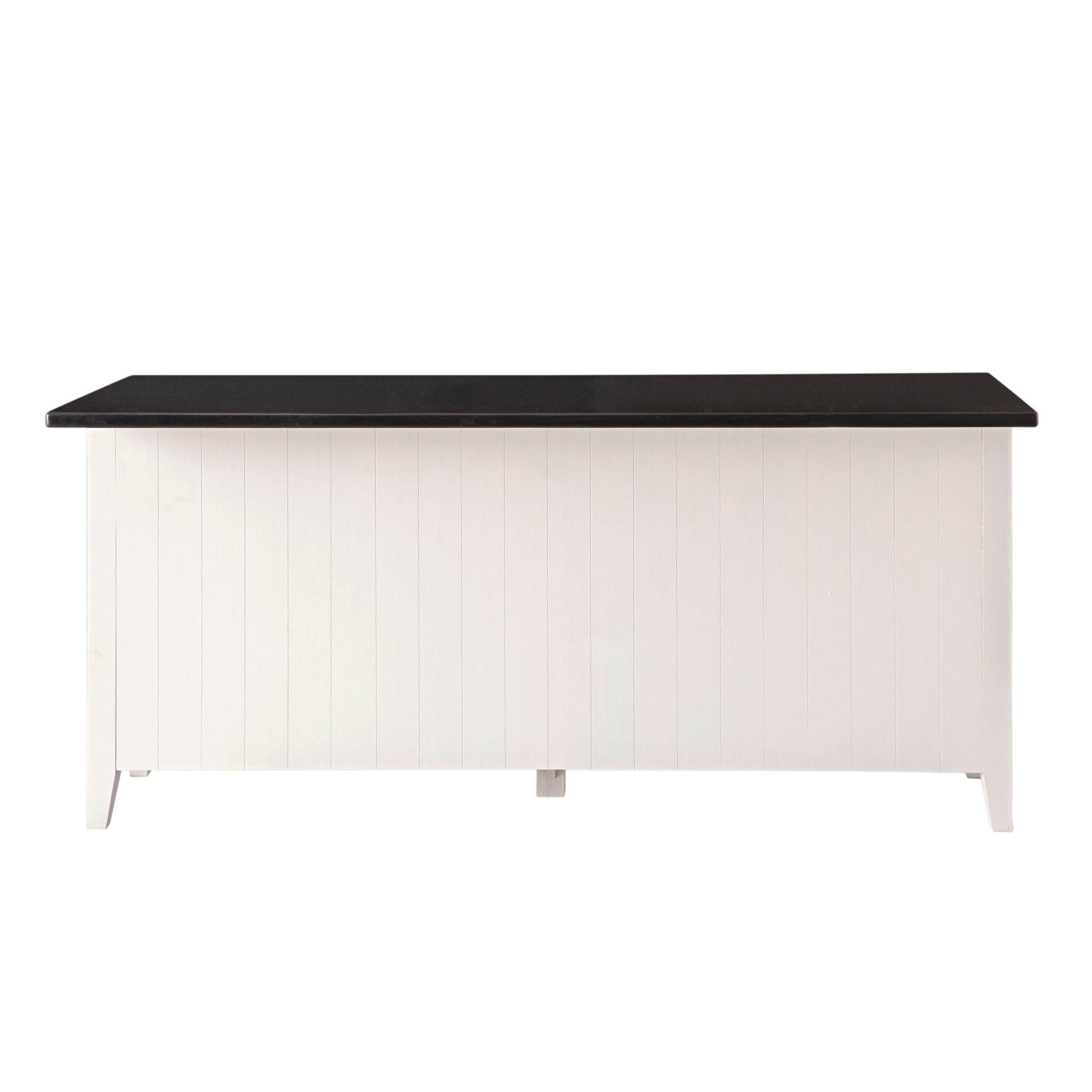 Chelsea Kitchen Island Bench with Granite Top