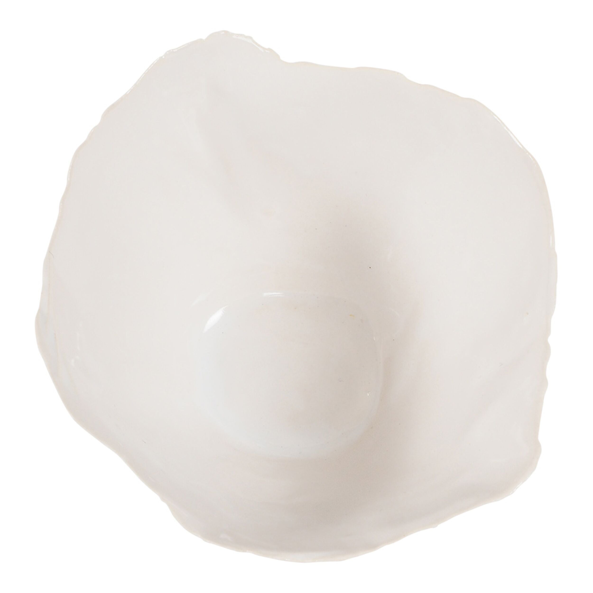 Floriana Organic White Bowl 10X9.5X7Cm