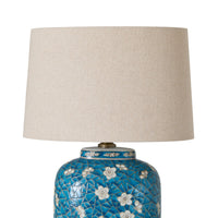 Cherry Blossom Table Lamp Blue 51cm