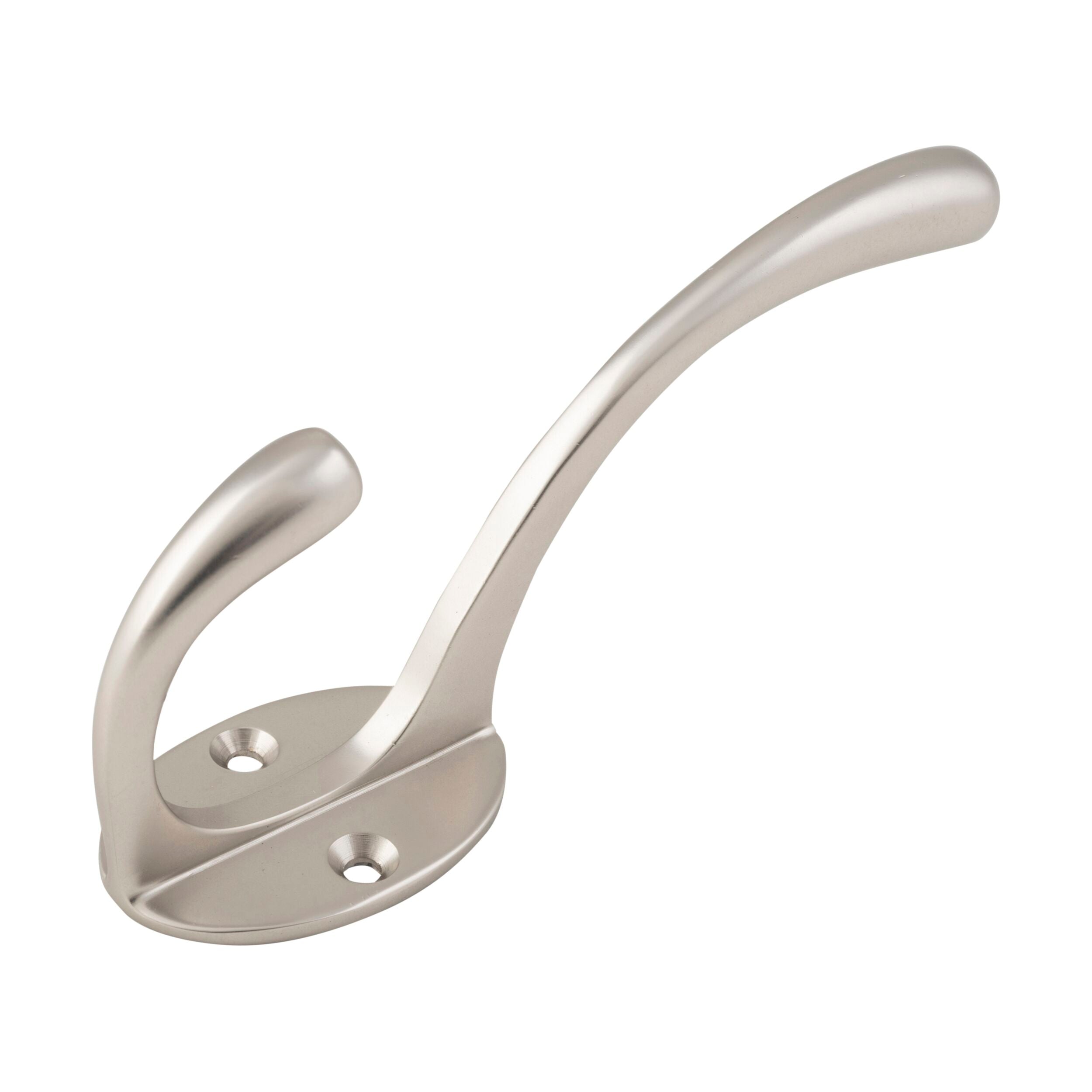 6622 Hat & Coat Hook Victorian Satin Nickel H110xP50mm