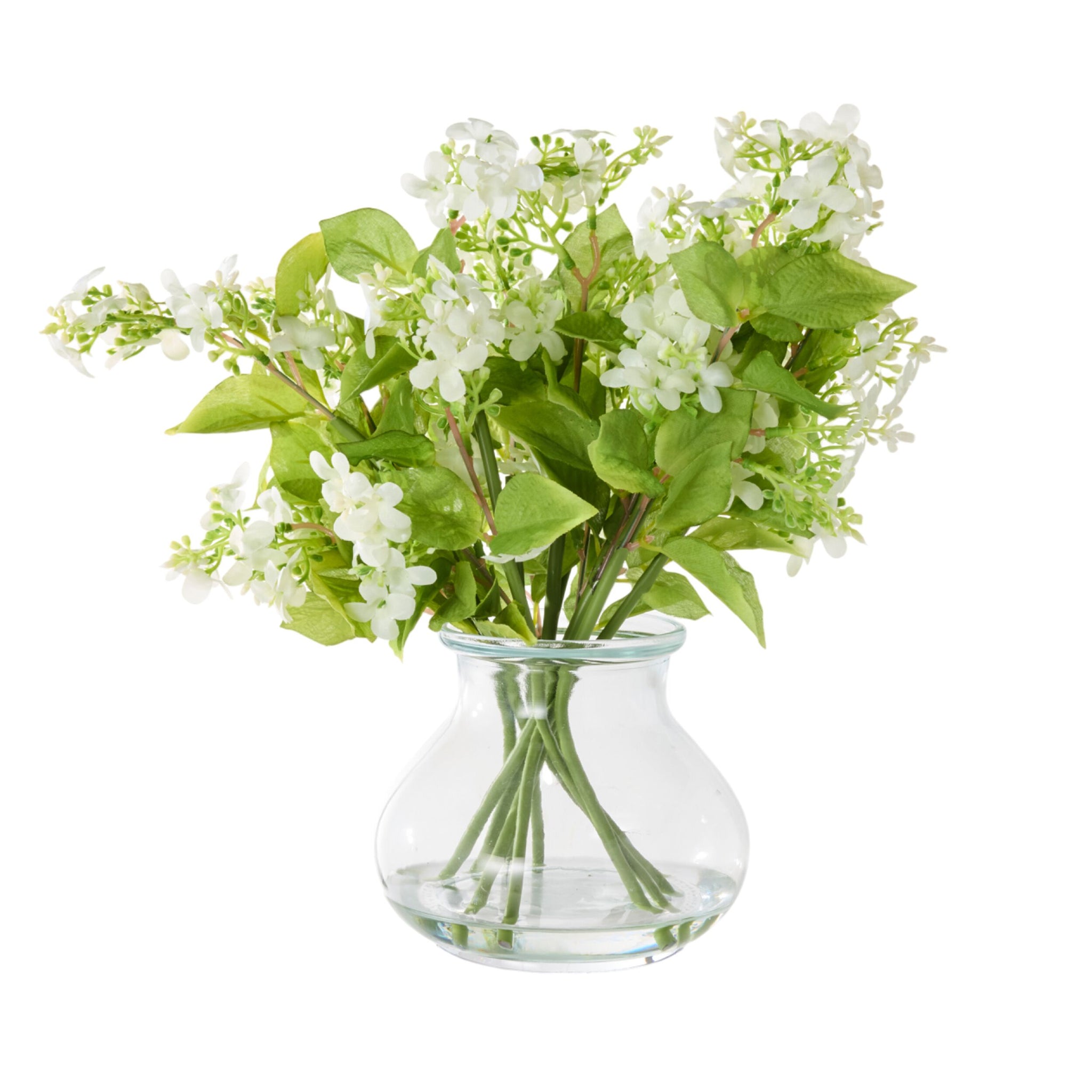 Floriana White Lilac Vase