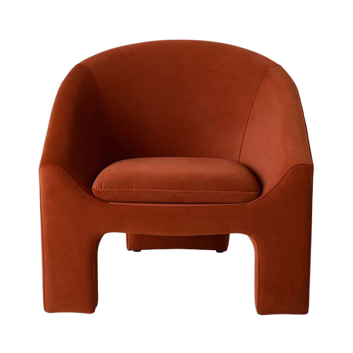 Luka Occasional Chair Velvet Copper