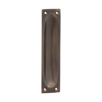 2348 Sliding Door Pull Classic Large Antique Brass H140xW32mm