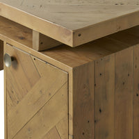 Dawson Reclaimed Timber Double Pedestal Desk