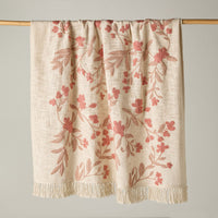 Stitch Birdsong Embroidered Throw