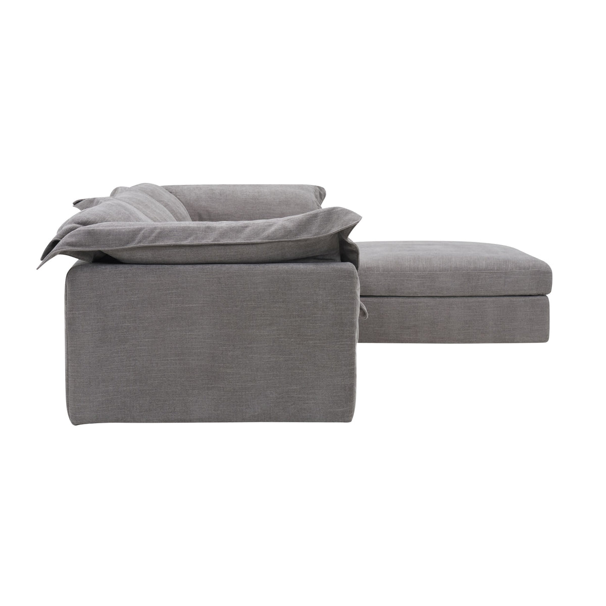Laze Modular Chaise Sofa Twilight Grey