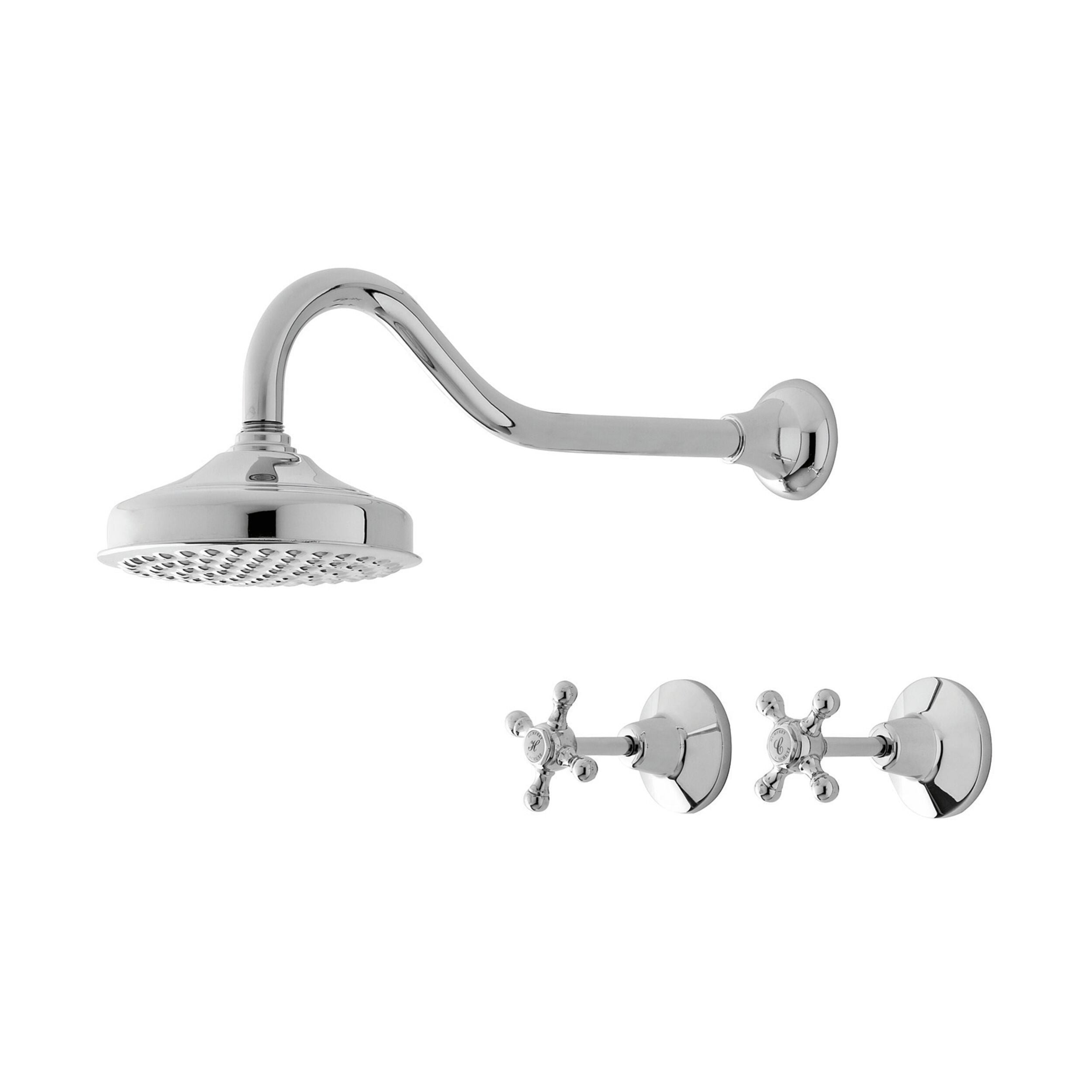 Rochelle 6in Shower Set Chrome