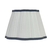 Ivy Pleated Tapered Shade White 25cm