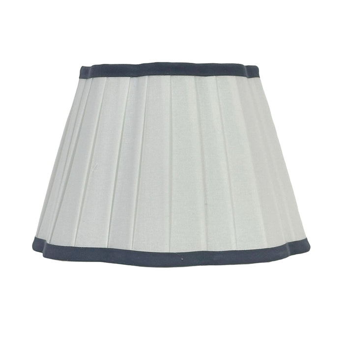 Ivy Pleated Tapered Shade White 25cm