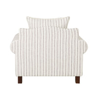 Lisette Armchair Linen Stripe