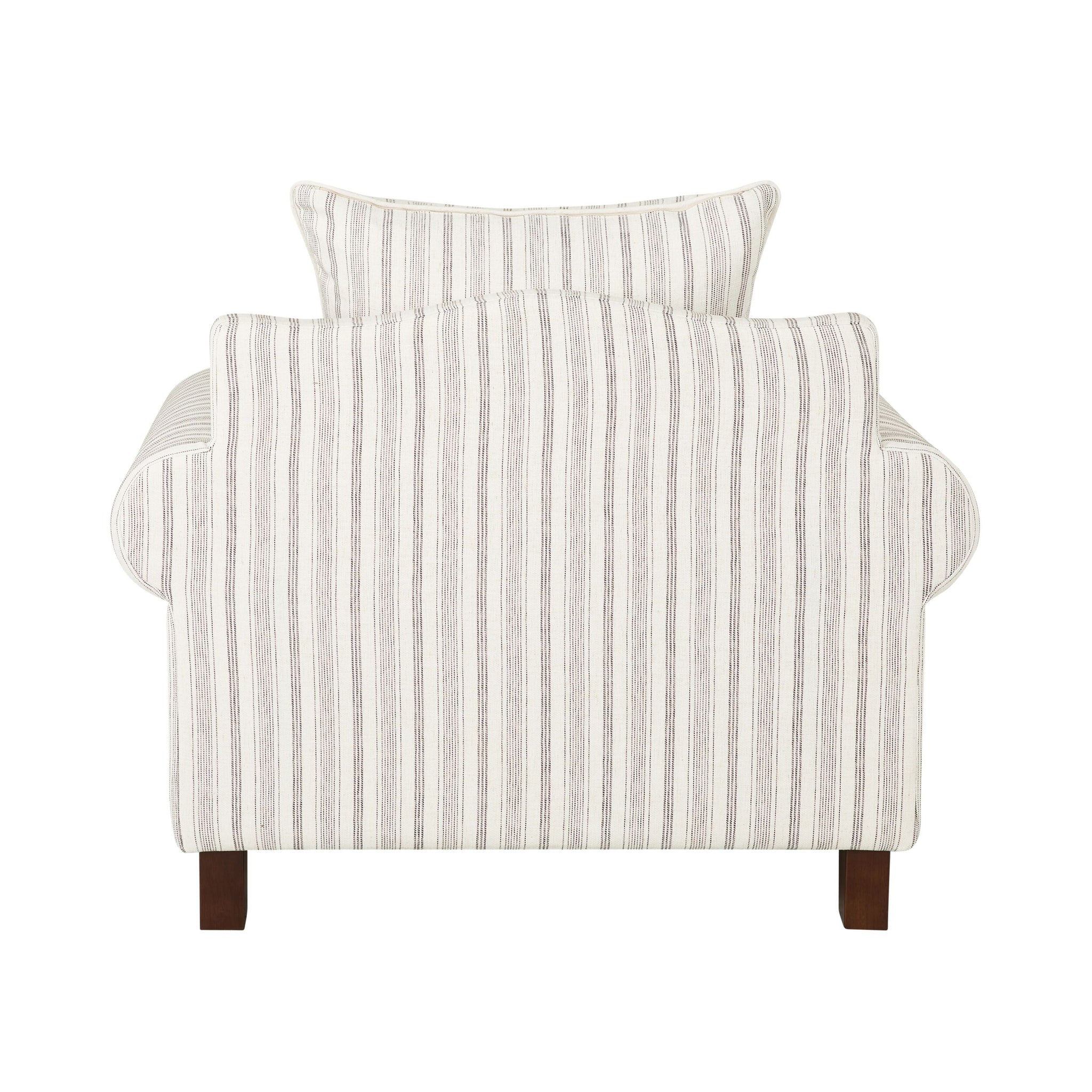 Lisette Armchair Linen Stripe