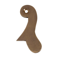 2305 Sash Drop Antique Brass H60xW30mm