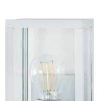 Logan 1 Light Exterior Wall Bracket White