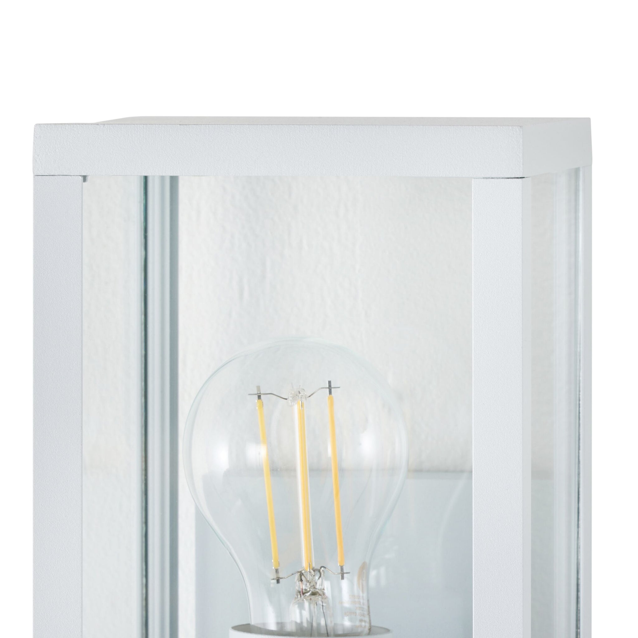 Logan 1 Light Exterior Wall Bracket White