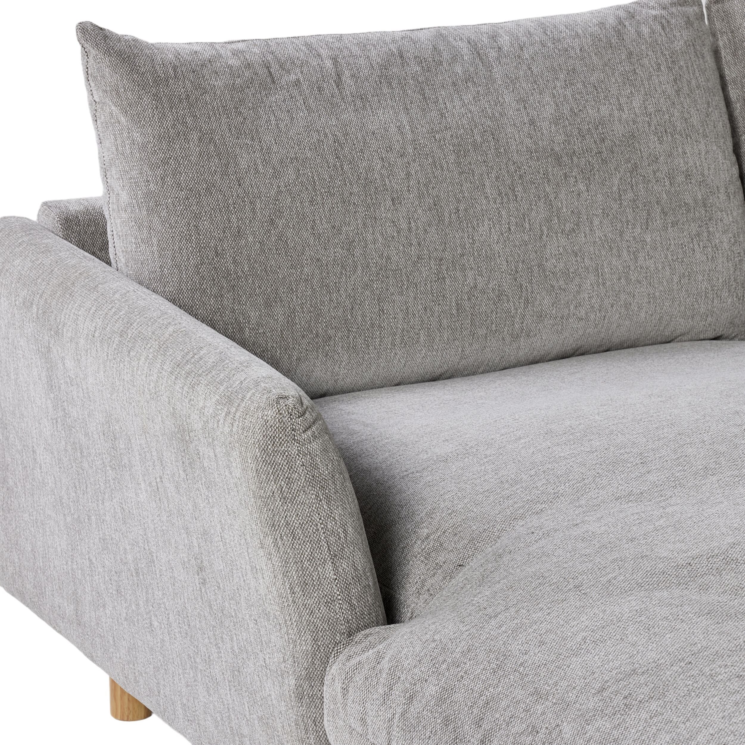 Austin 3 Seater Sofa with Left Hand Chaise Cocoon Fog