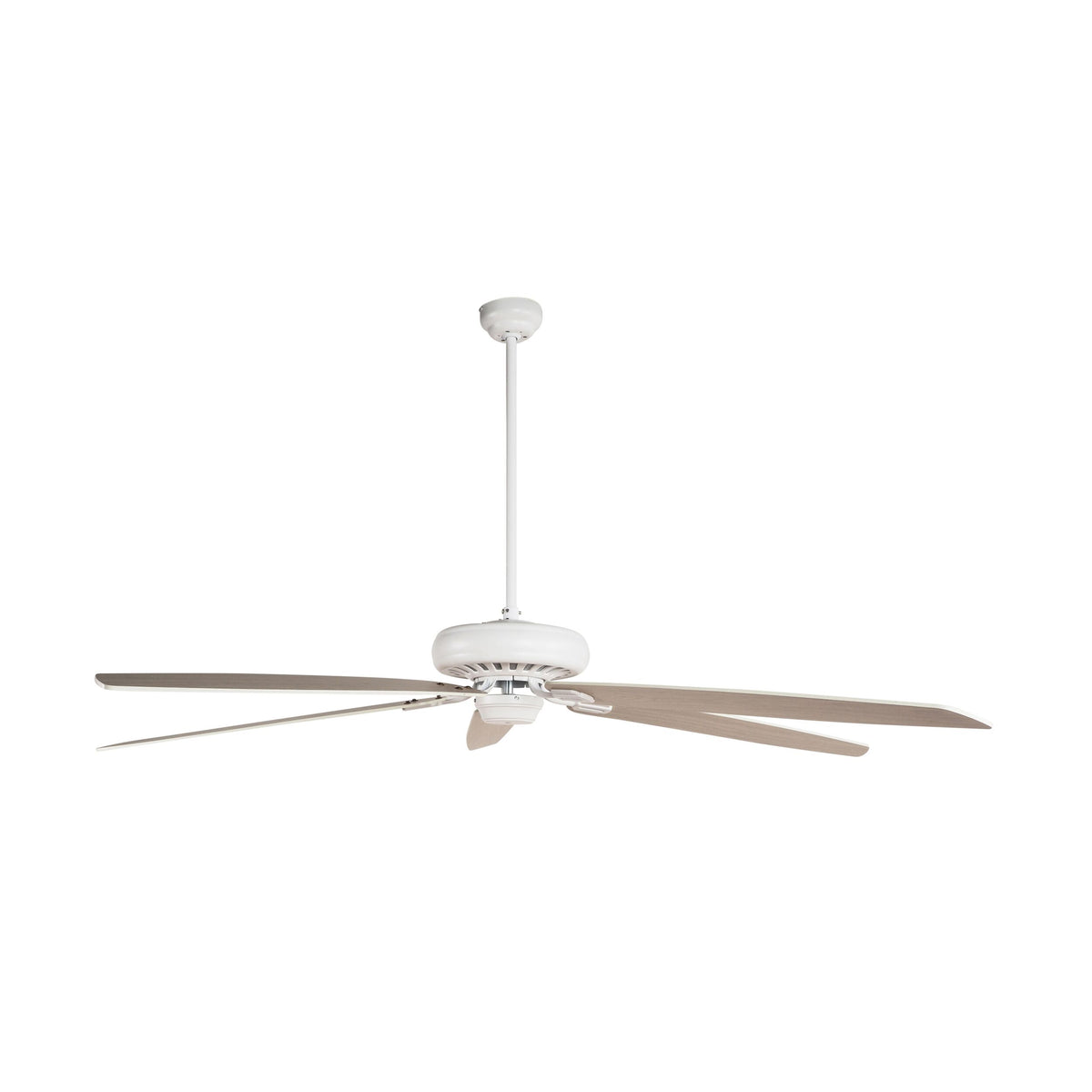Byron Indoor AC Ceiling Fan White & Oak Finish 178cm Early Settler AU