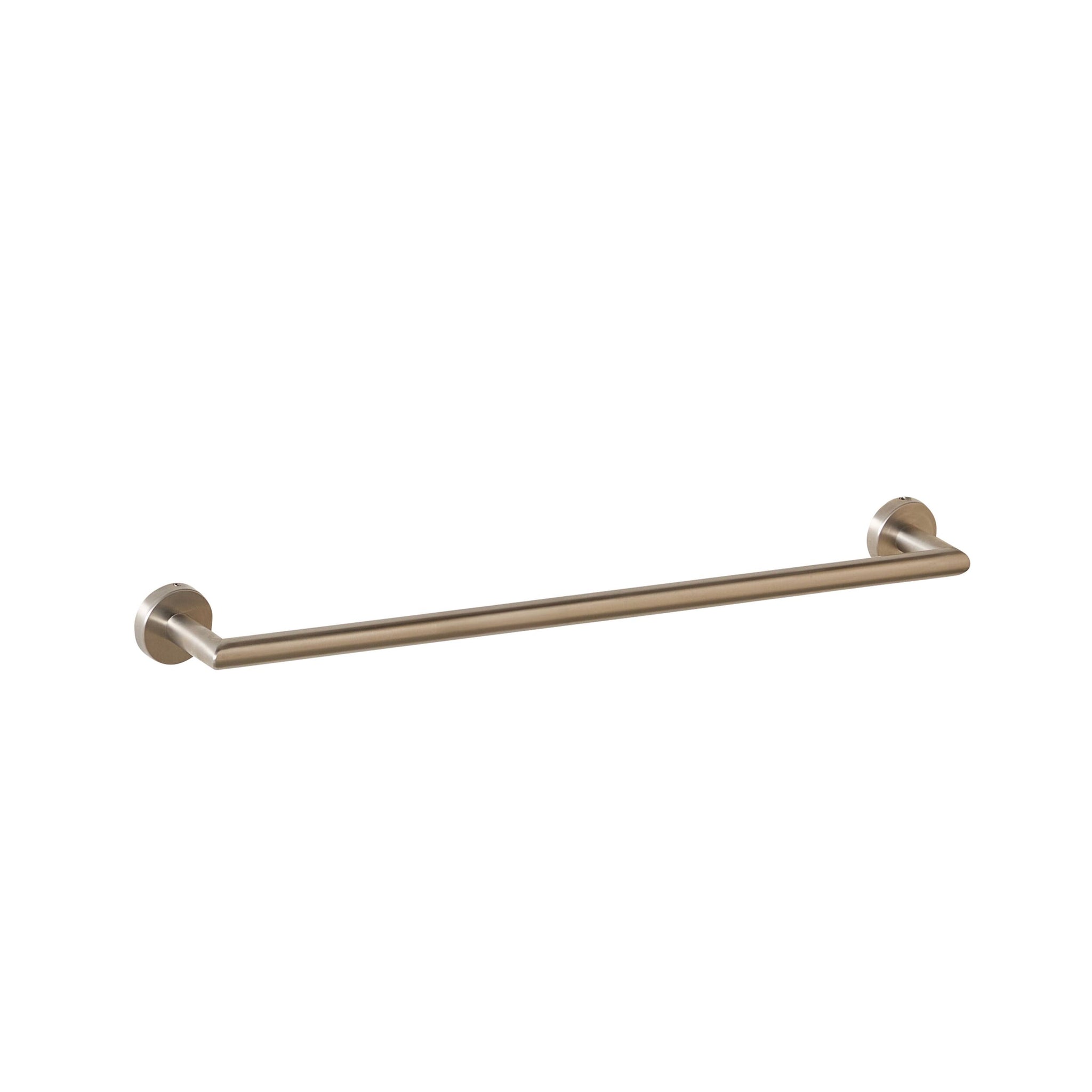 Harper Single Towel Rail 60cm Brushed Nickel