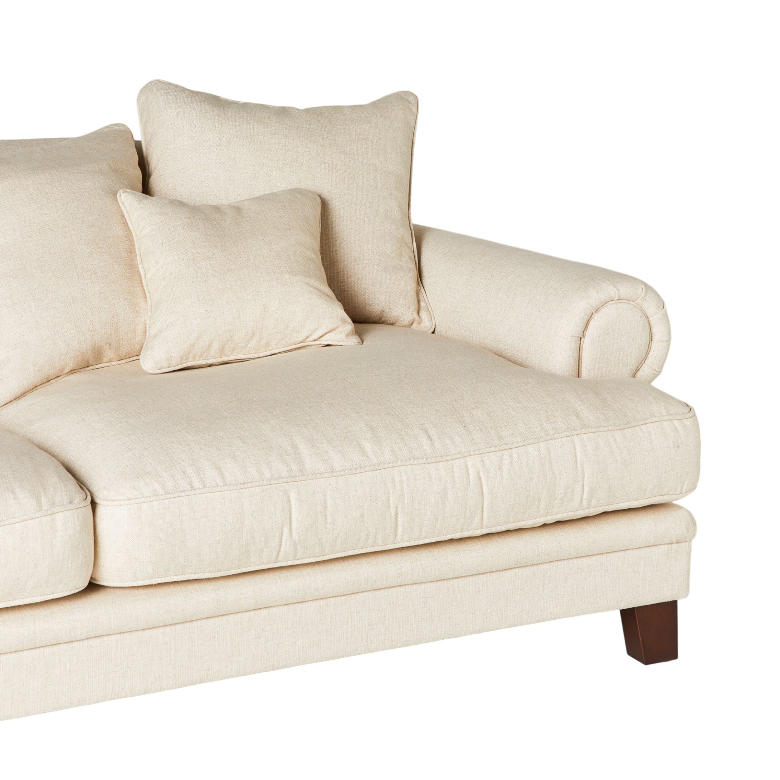 Lisette 3.5 Seater Deep Sofa Dublin Linen