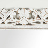 Frieze Hand Carved White Mirror 120x90cm