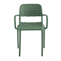 Em Weave Dining Chair Fennel Green