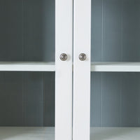 Armand 4 Door Display Cabinet 94.6 x 206cm White