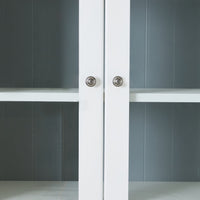 Armand 4 Door Display Cabinet 94.6 x 206cm White